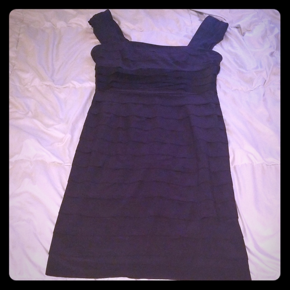 Navy blue cocktail dress